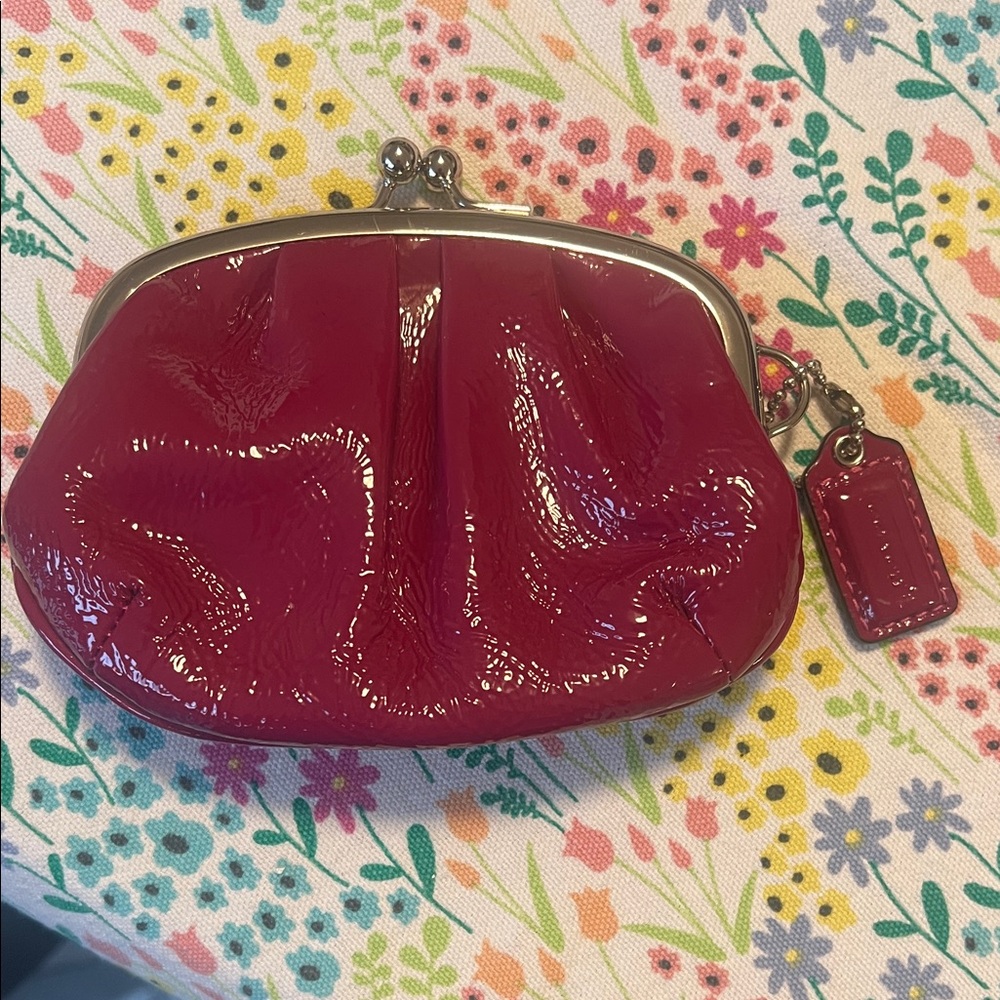 Coach Kiss-Lock Coin Purse
